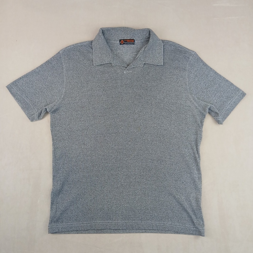 VTG Dangerous Willie Small Mens Polo Shirt 20x26 FLAWS